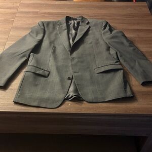Men's Classic Gray Single-Breasted Blazer